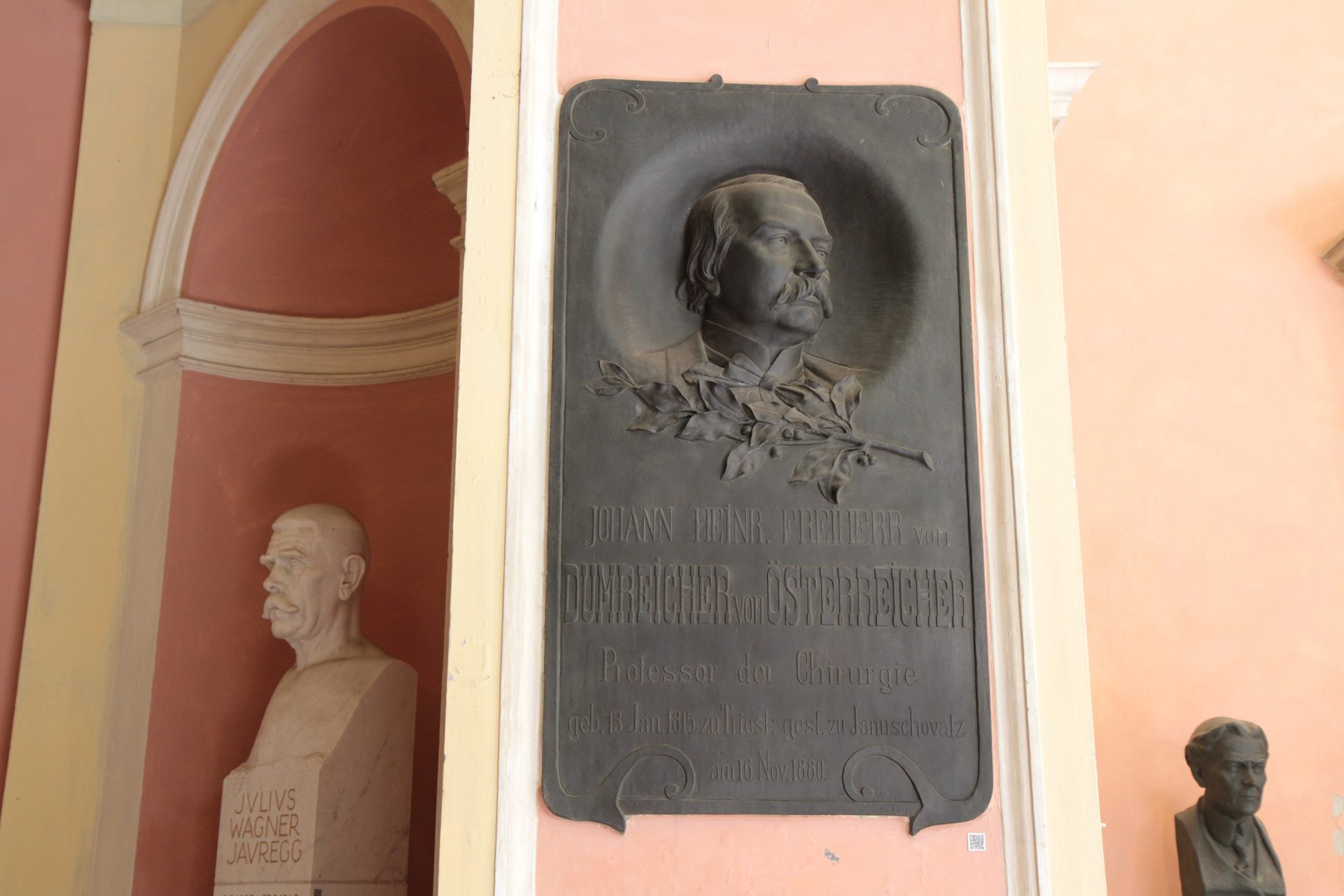 Johann von Dumreicher, Medical monuments B, UNI Vienna - 01.JPG